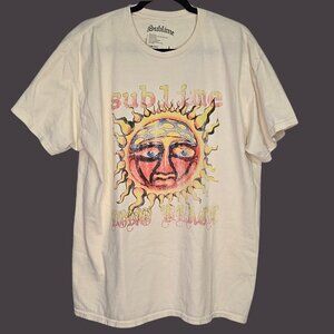 Sublime Band Tee Sun Graphic Vintage Look L